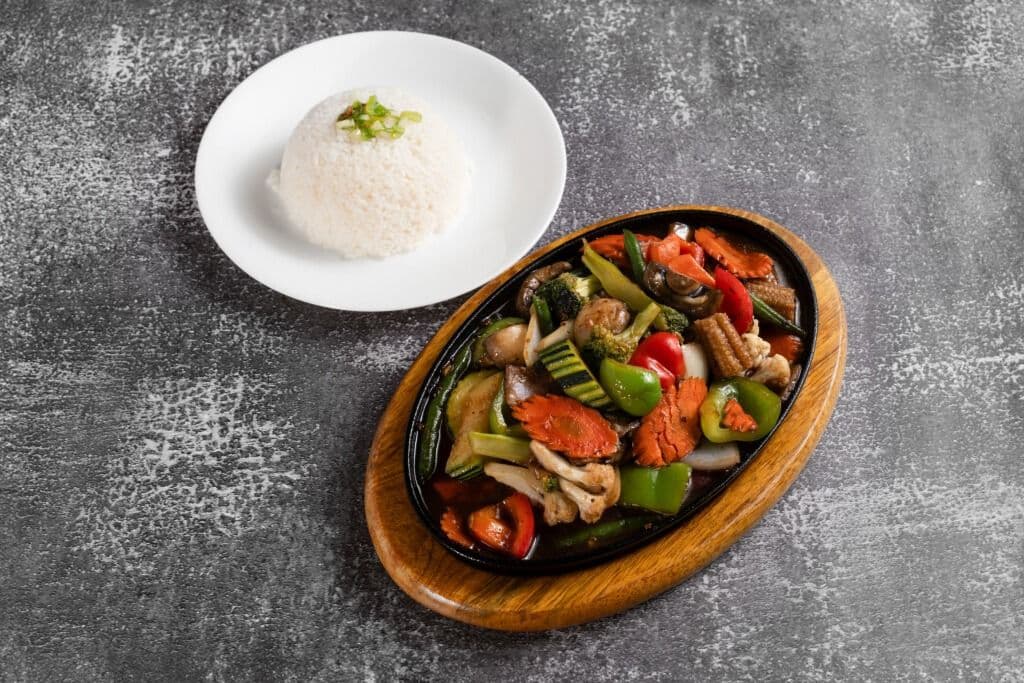 55. Sizzling Curry Vegetables