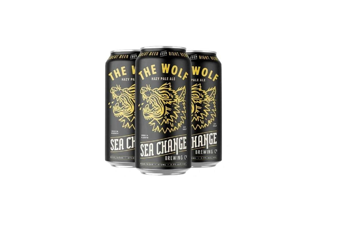 110918 - SEA CHANGE THE WOLF HAZY PALE ALE (4 x 473ML CANS)