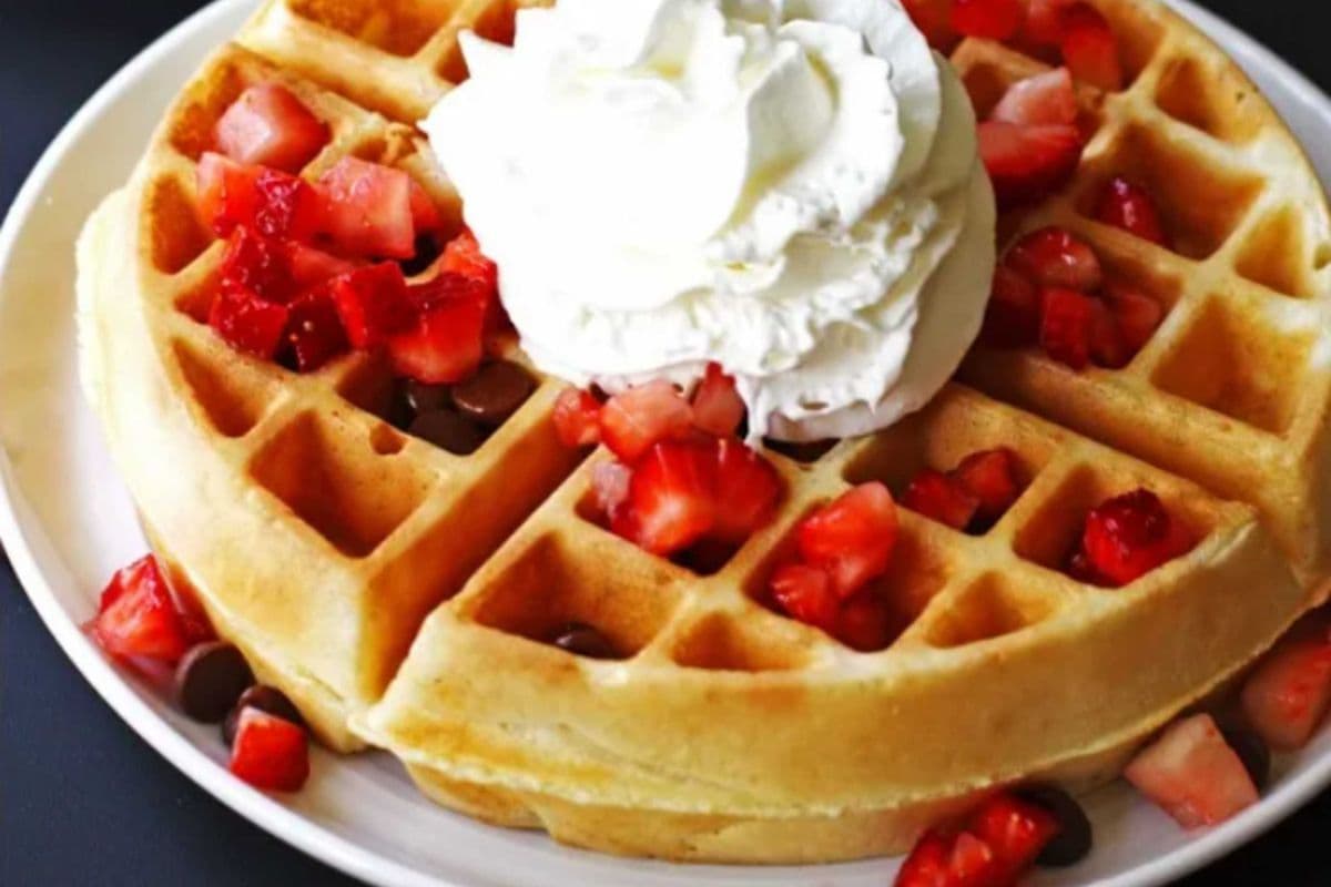 Strawberry Delight Waffle