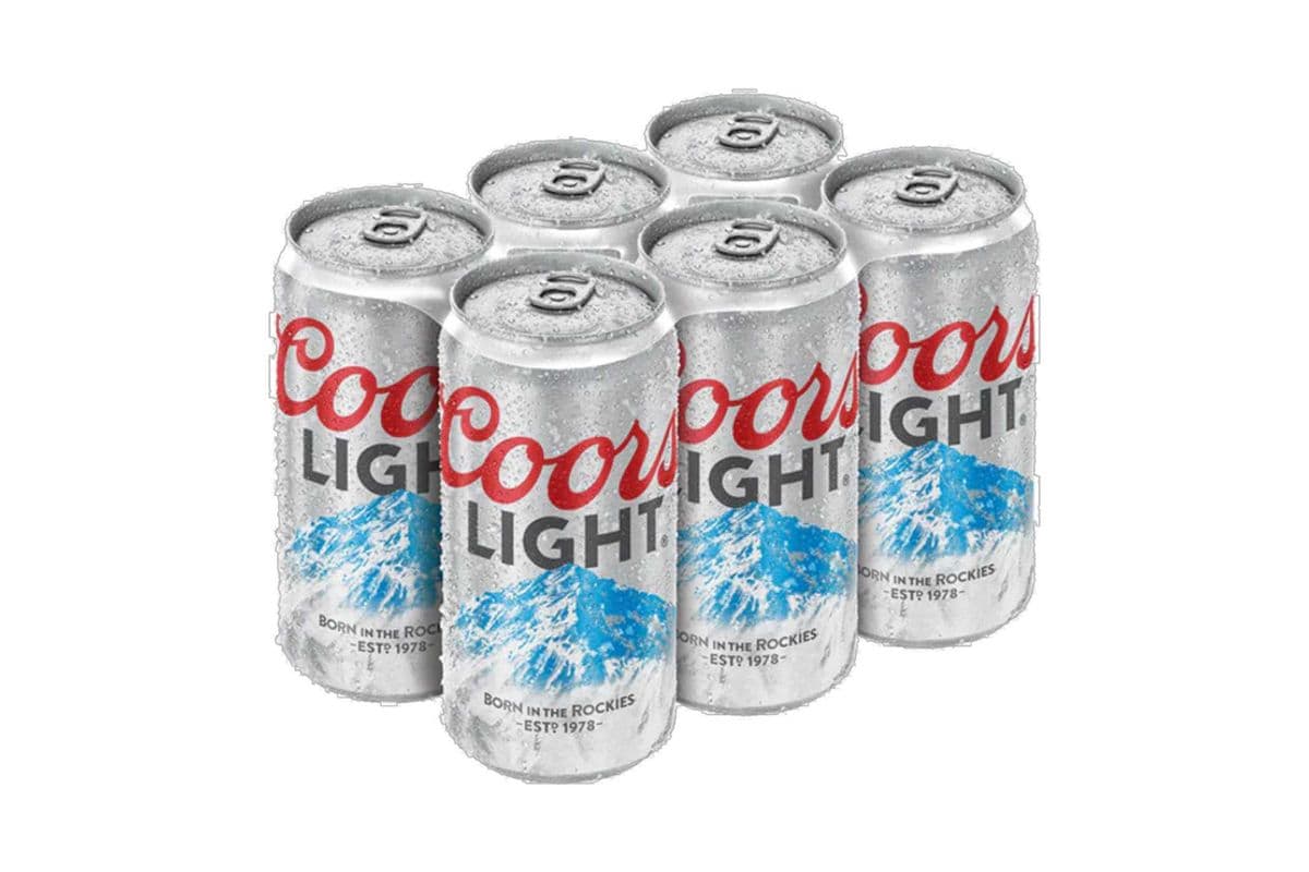 Coors Light 6 Pack (6 x 355ml) (6 x 355ml x 6)