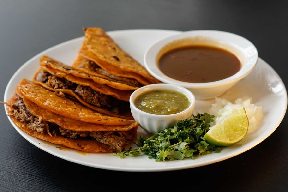 3 Tacos Birria (Shredded Beef)