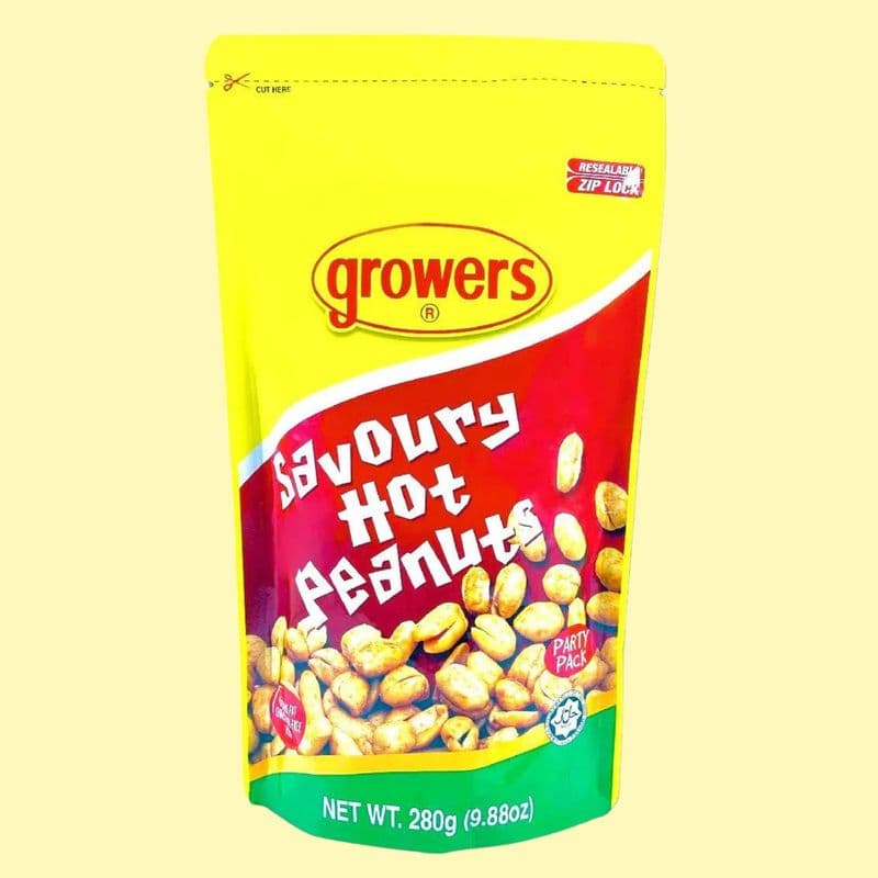 Savoury Hot Peanuts, Party Pack, 280G, Growers