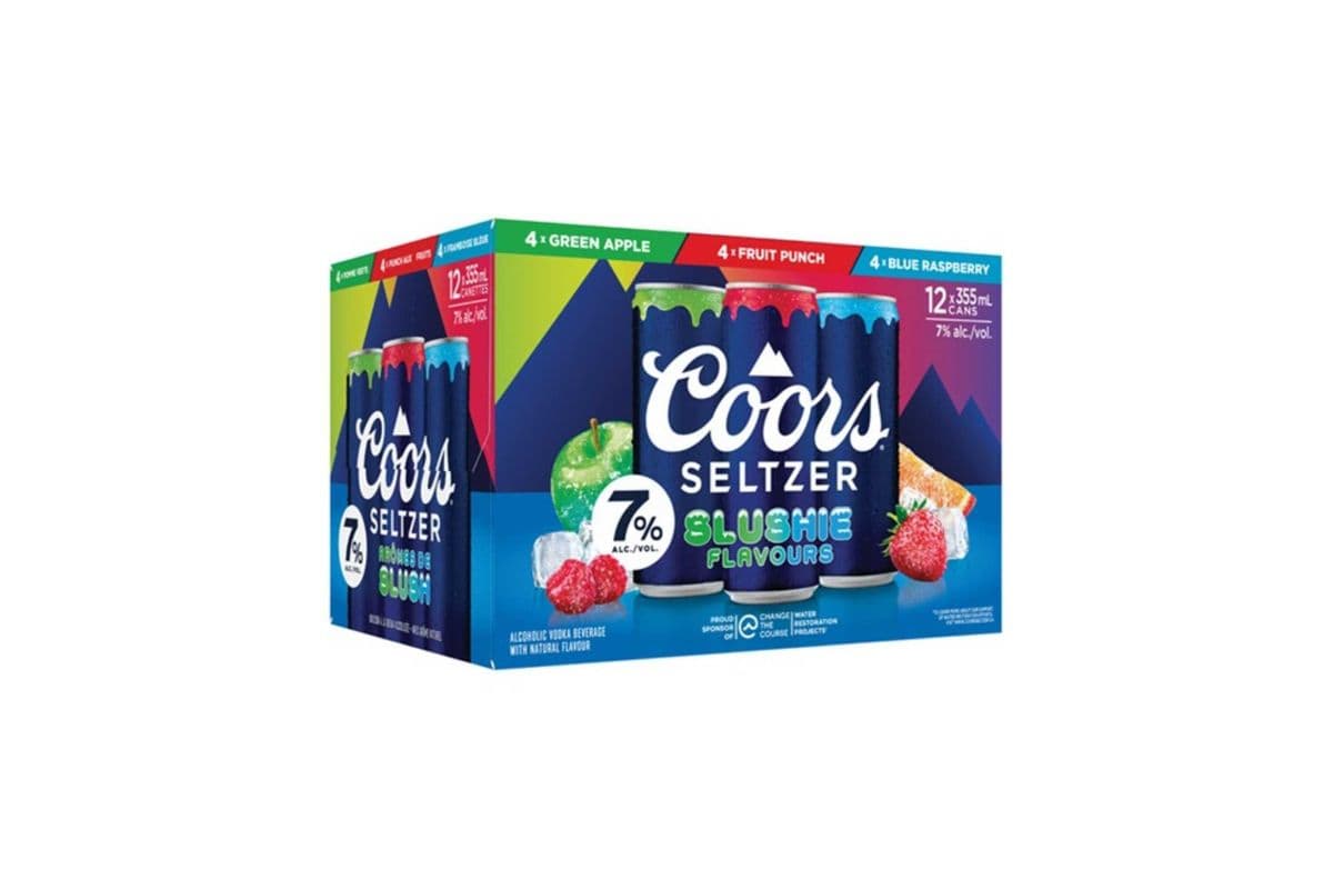 Coors Seltzer 7% ABV Variety Pack (8 Cans) (12 x 355ml)