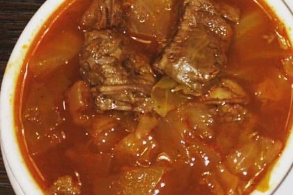 Cabbage Borscht Soup