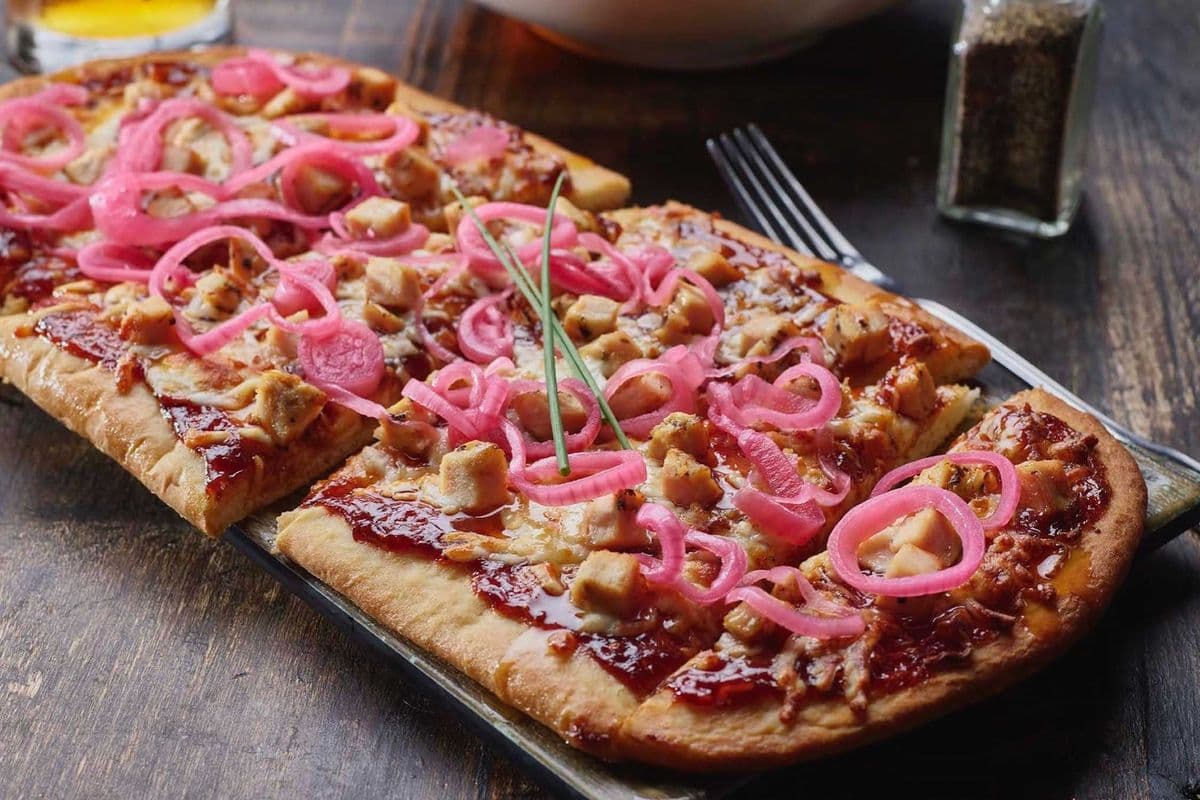 Hot Honey BBQ Chicken Flatbread