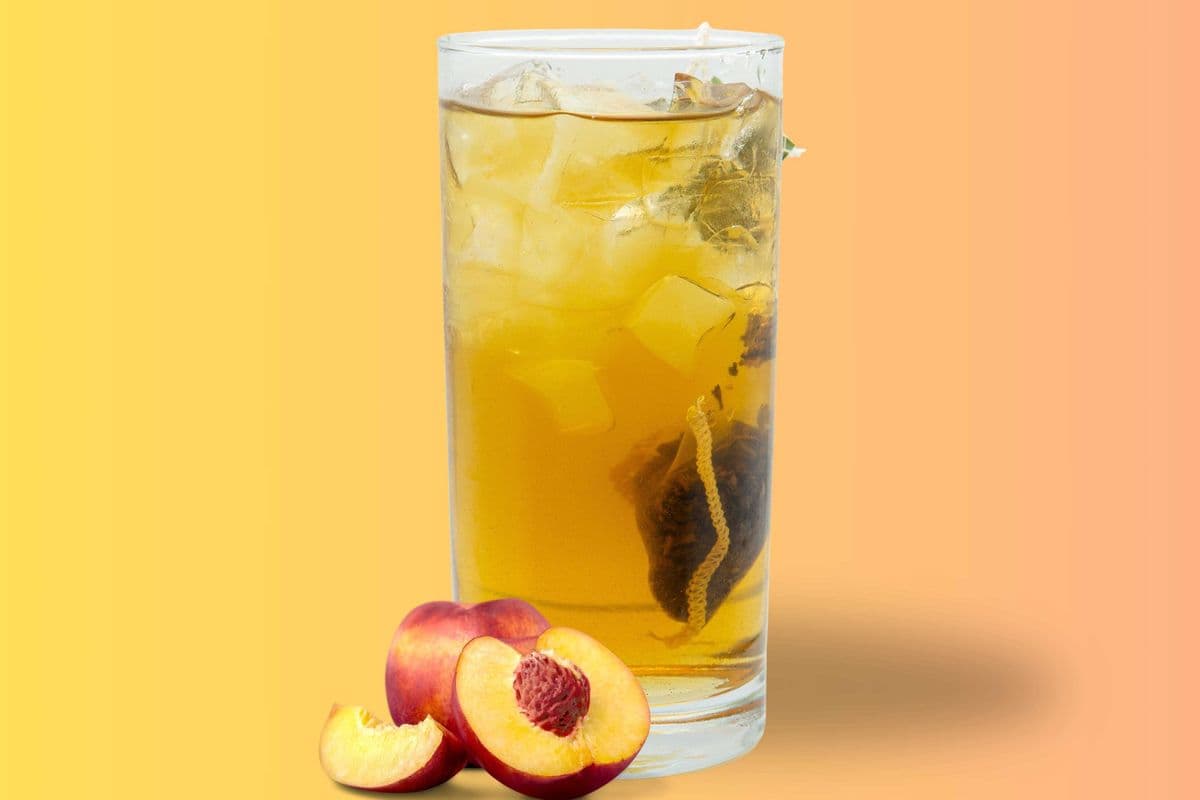 Peach Hojicha Iced Tea (20oz)