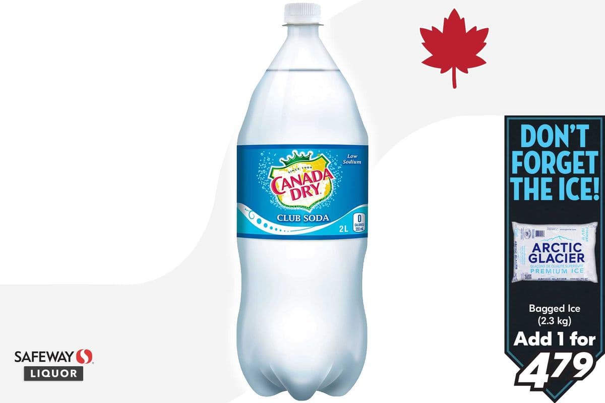 Canada Dry Club Soda (2 L)