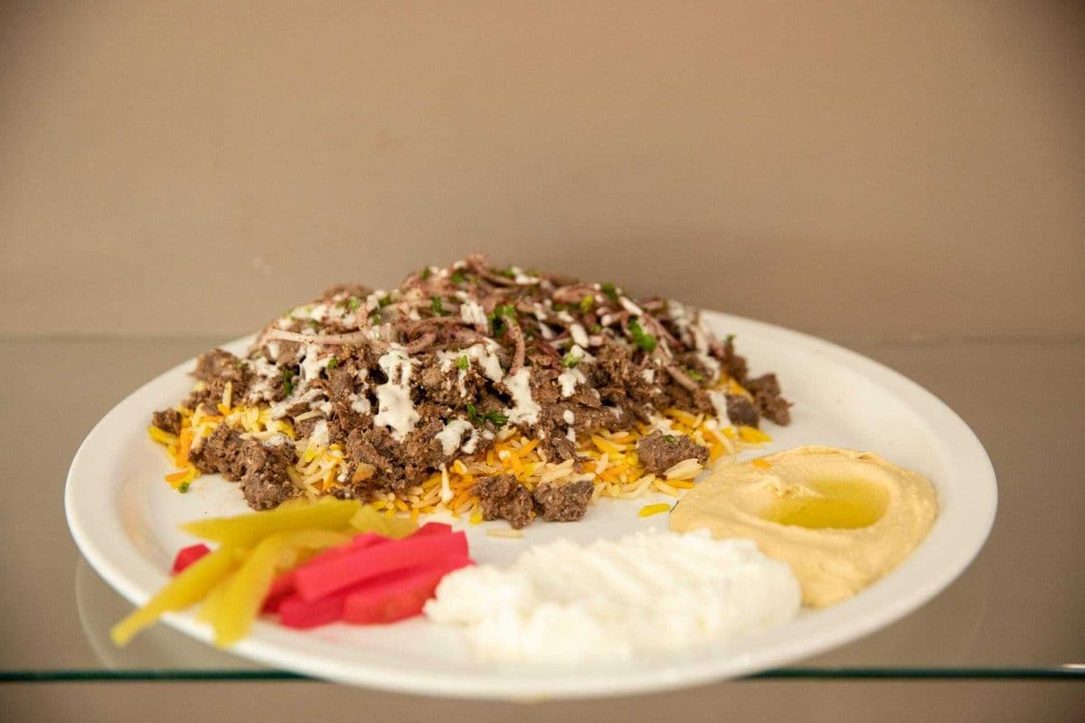 Shawarma beef plate