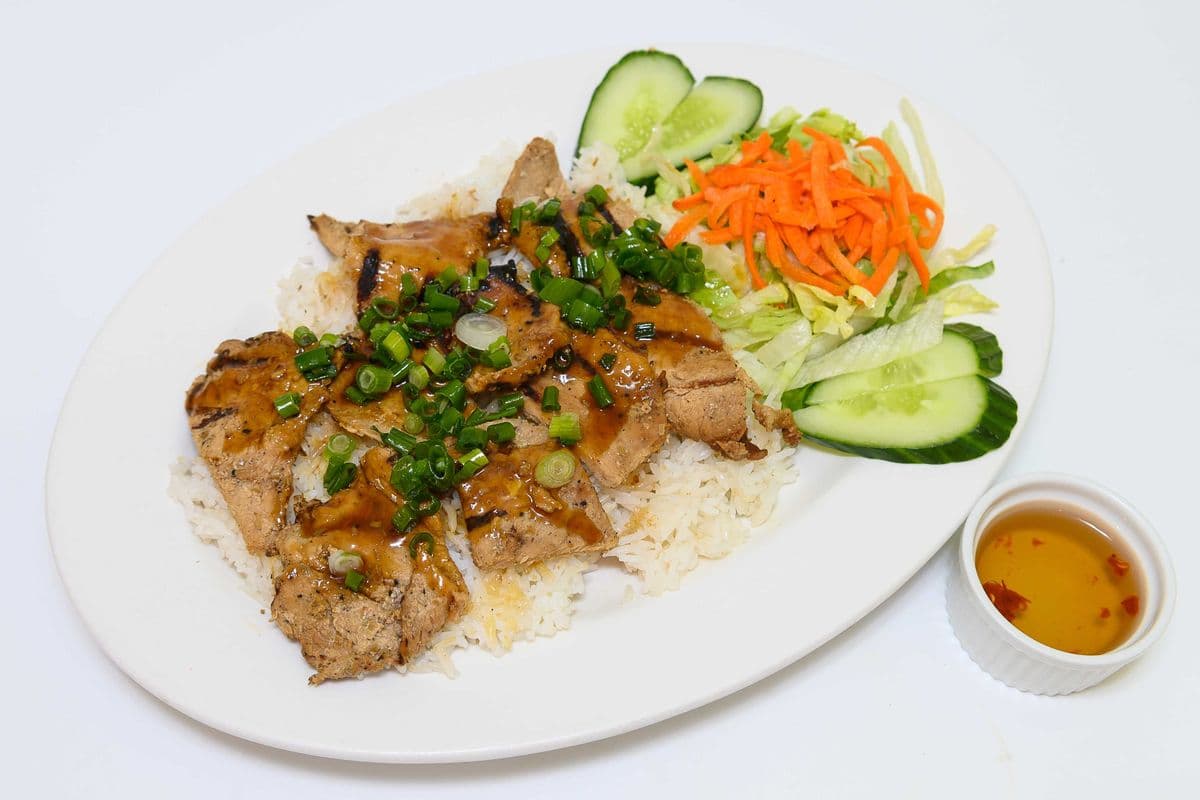 71. Grilled Pork on Steamed Rice