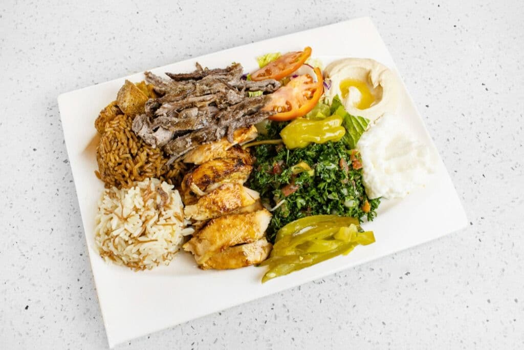 3. Shawarma Mixed Plate
