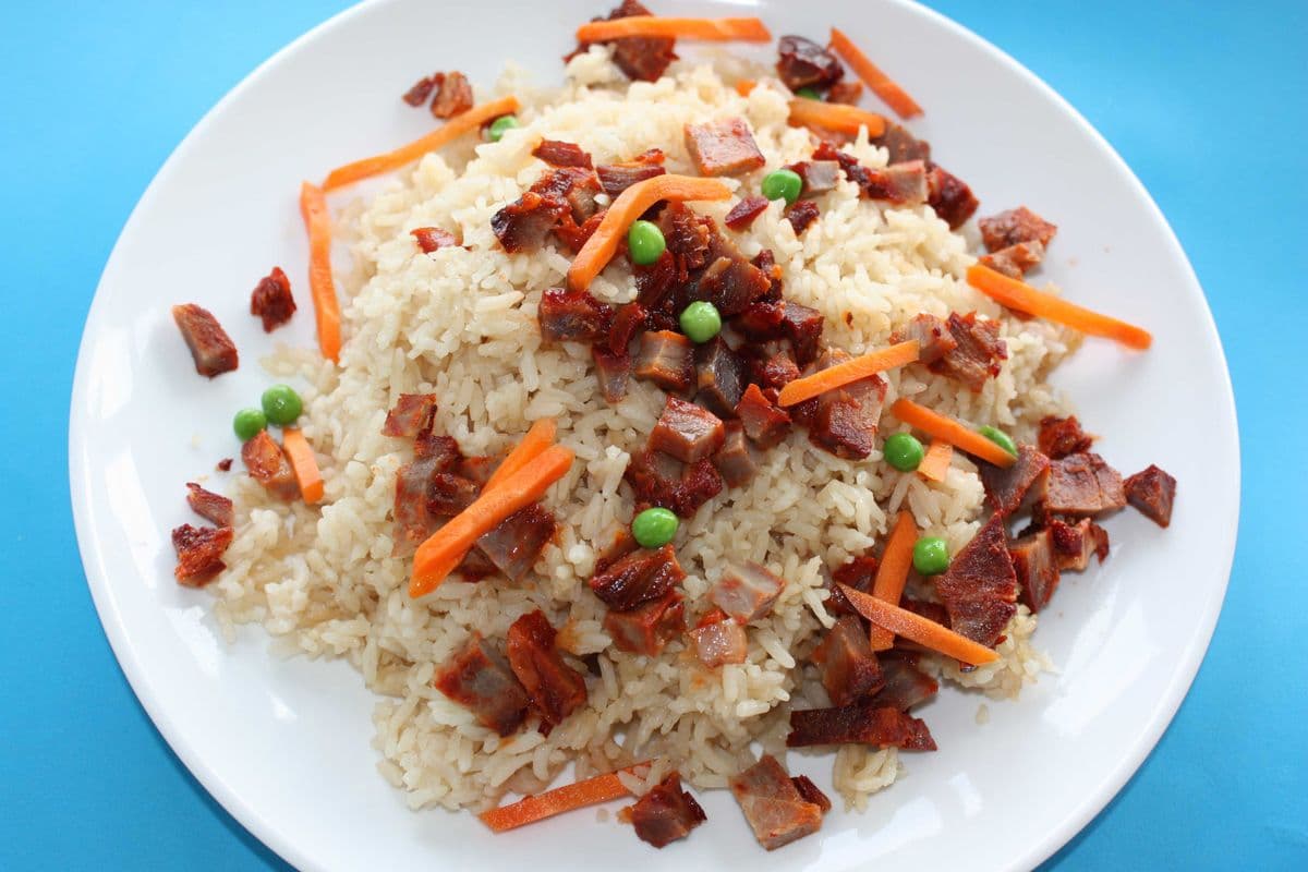 Roast pork fried rice