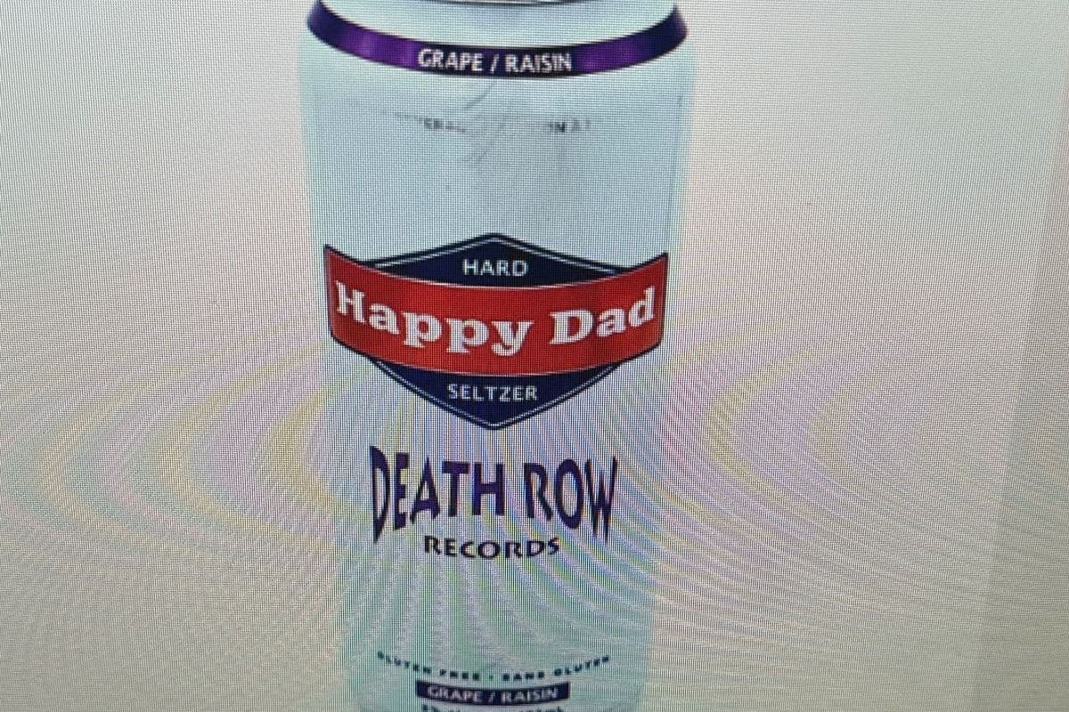 Happy Dad Hard Seltzer Grape (1 x 473 ml)