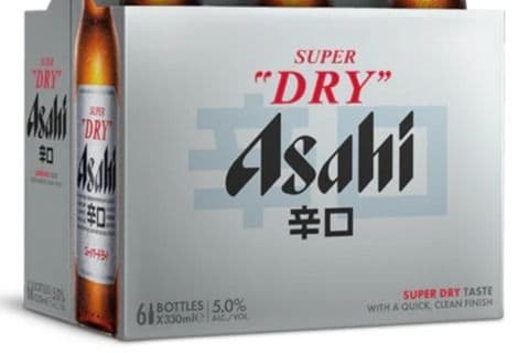 Asahi Super Dry Bottle (6 x 330ml)
