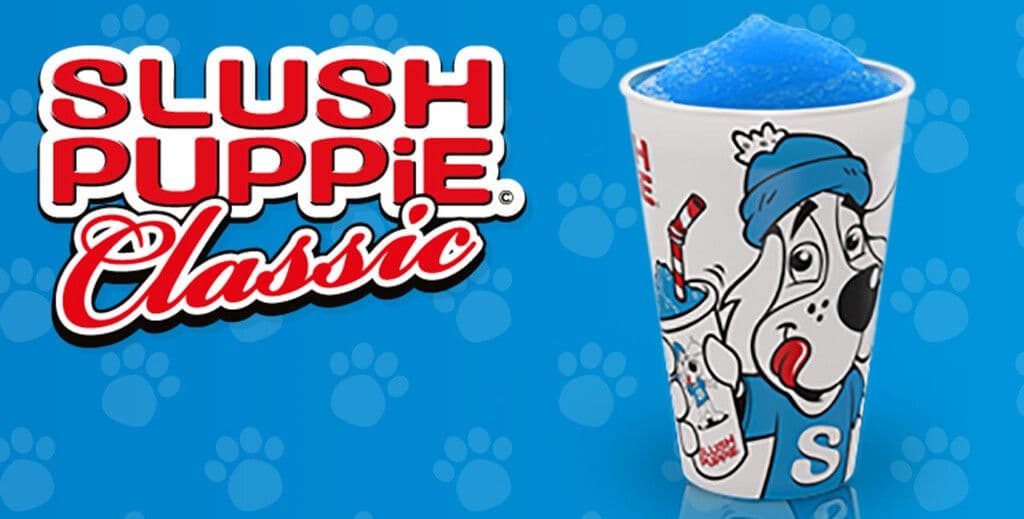SLUSH Puppie - cherry and blueberry (1/2 1/2) 26 oz