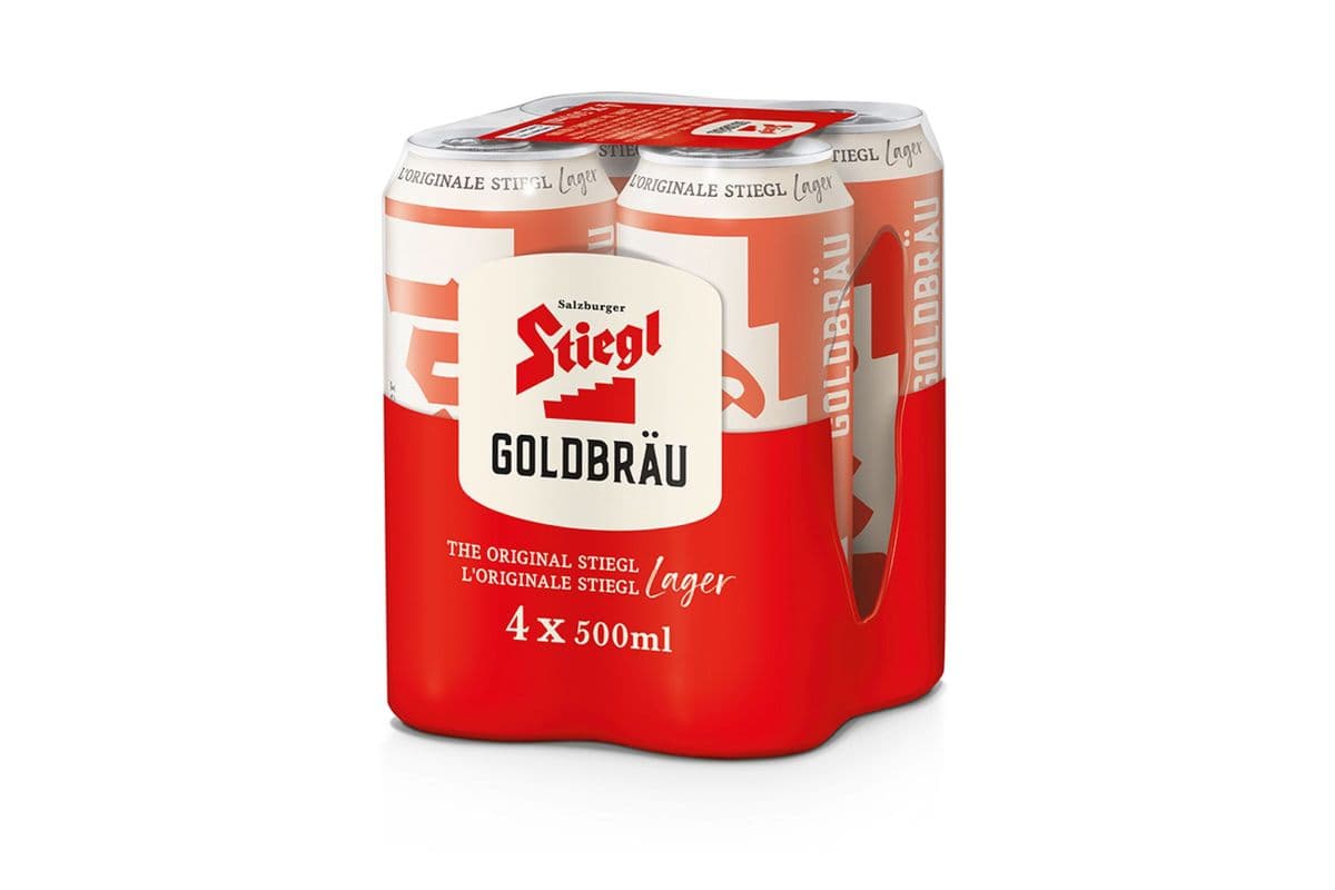 Stiegl Goldbrau Lager (4 x 500mL cans)