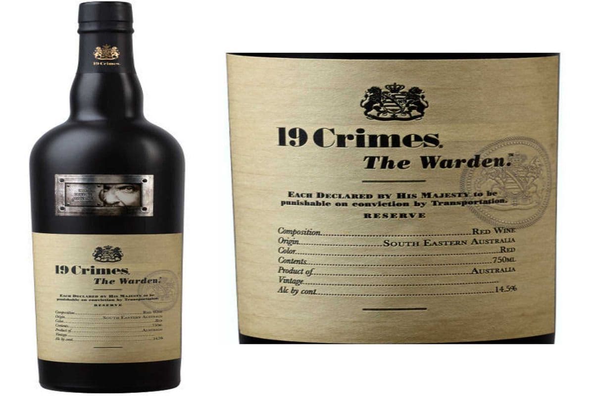 19 Crimes Warden Red 750ml (1 x 750 ml)