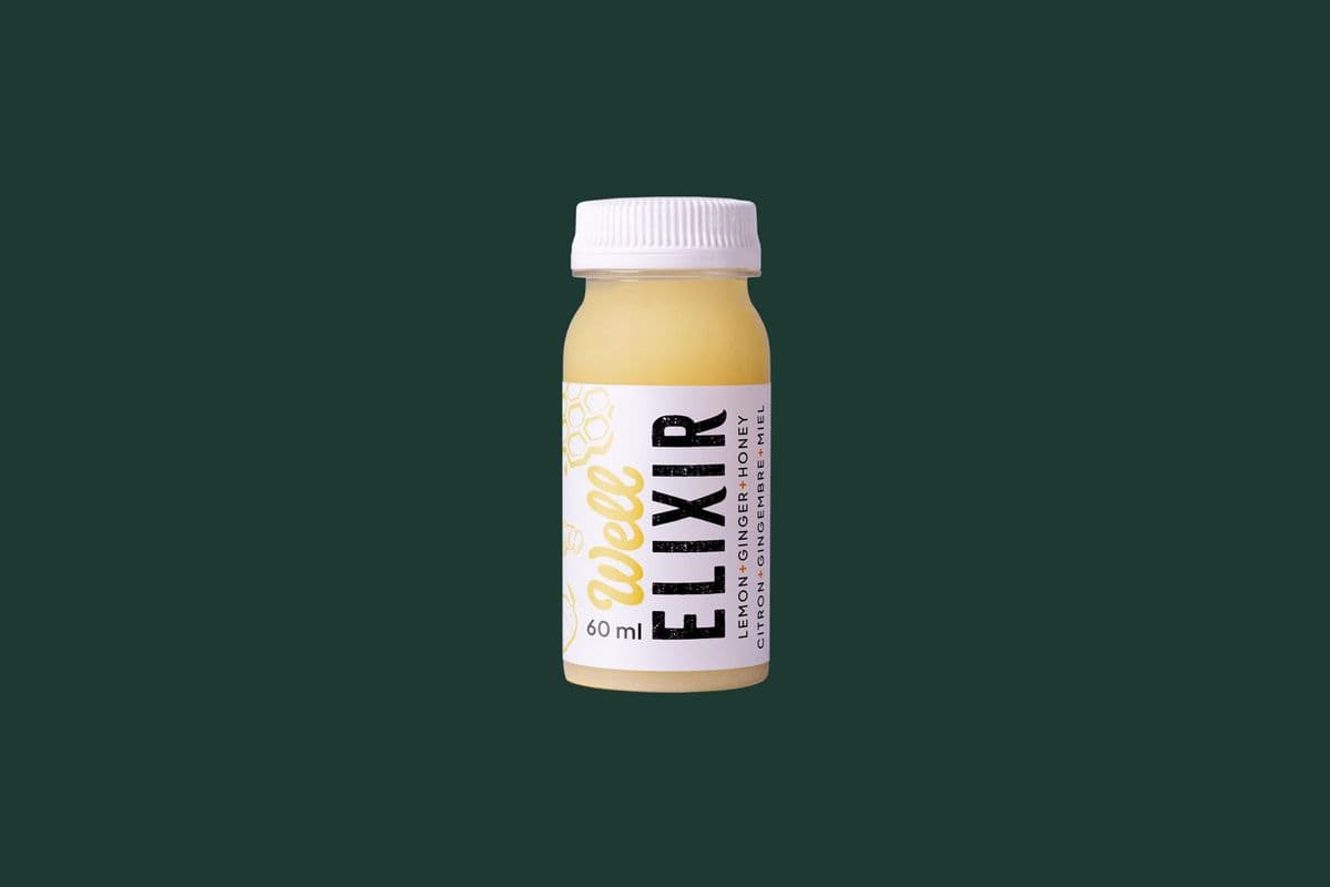 Well Lemon + Ginger + Honey Elixir