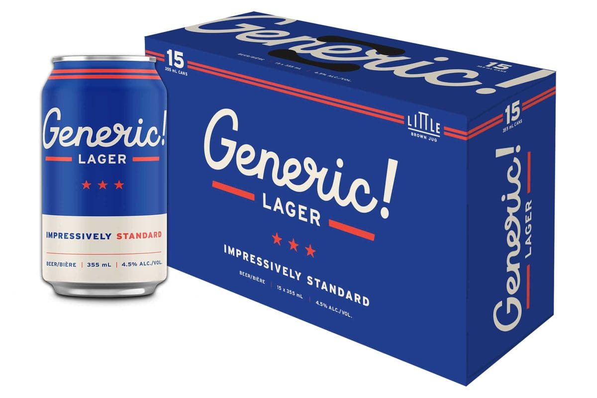LIMITED TIME OFFER: 15-Pack of Generic! Lager [Save $4] (15 x 355ml)