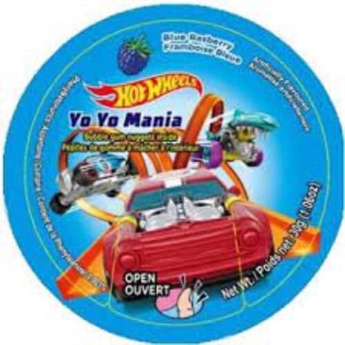 Hot Wheels Yo-Yo avec gomme 30g/  Hot Wheels Yo-Yo filled with gum 30g 