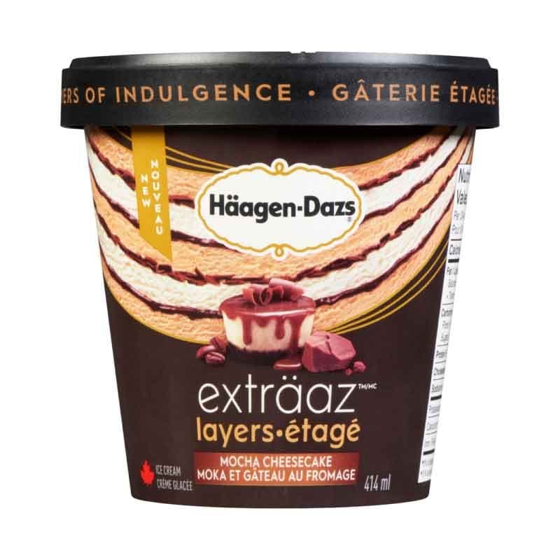 Haagen-Daz Étagé Moka et Gateauau Fromage 414ml/ Haagen-Daz Layers Mocha Cheesecake 414ml