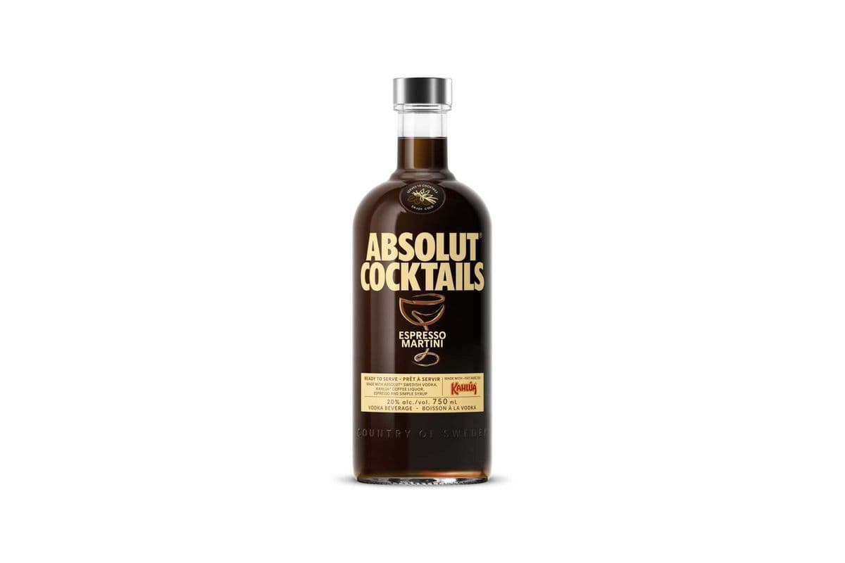 Absolut Cocktails Espresso Martini (750ML) (1 x 750ML)