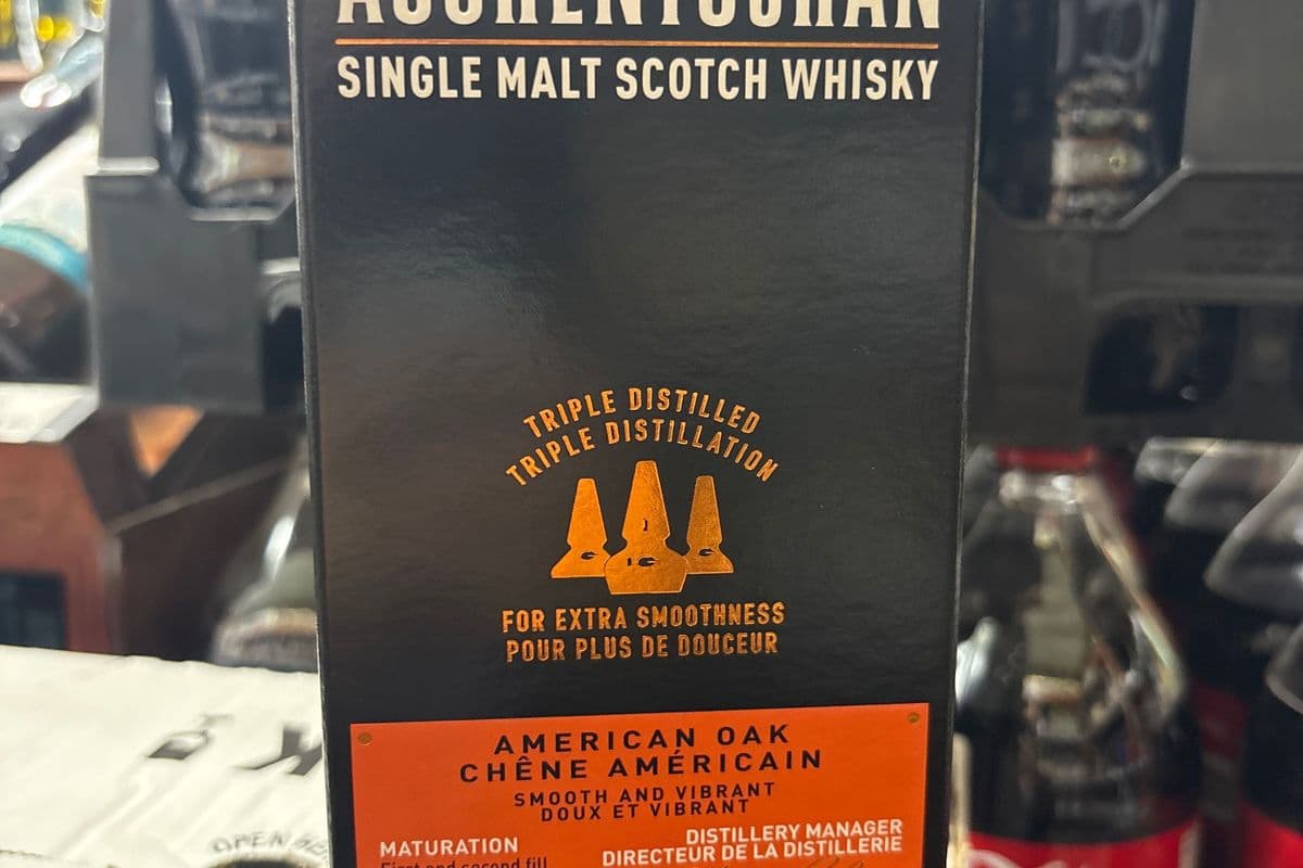 Auchentoshan single malt 750ml American oak (1 x 750ml)
