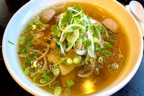 Kids Well Done Beef, Beef Balls Noodle Soup - Phở Chín, Bò Viên