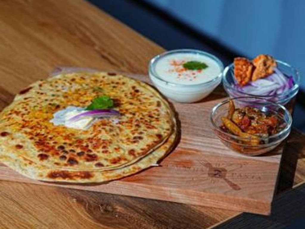 Single Paratha Plate
