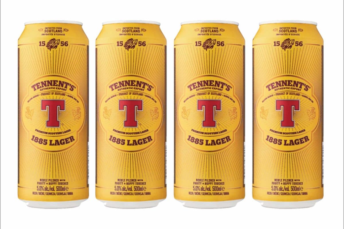 Tennent's Scottish 1885 Lager 4 Can (4 x 500ML)