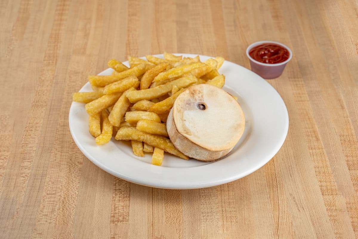 Scottish Meat Pie and Chips