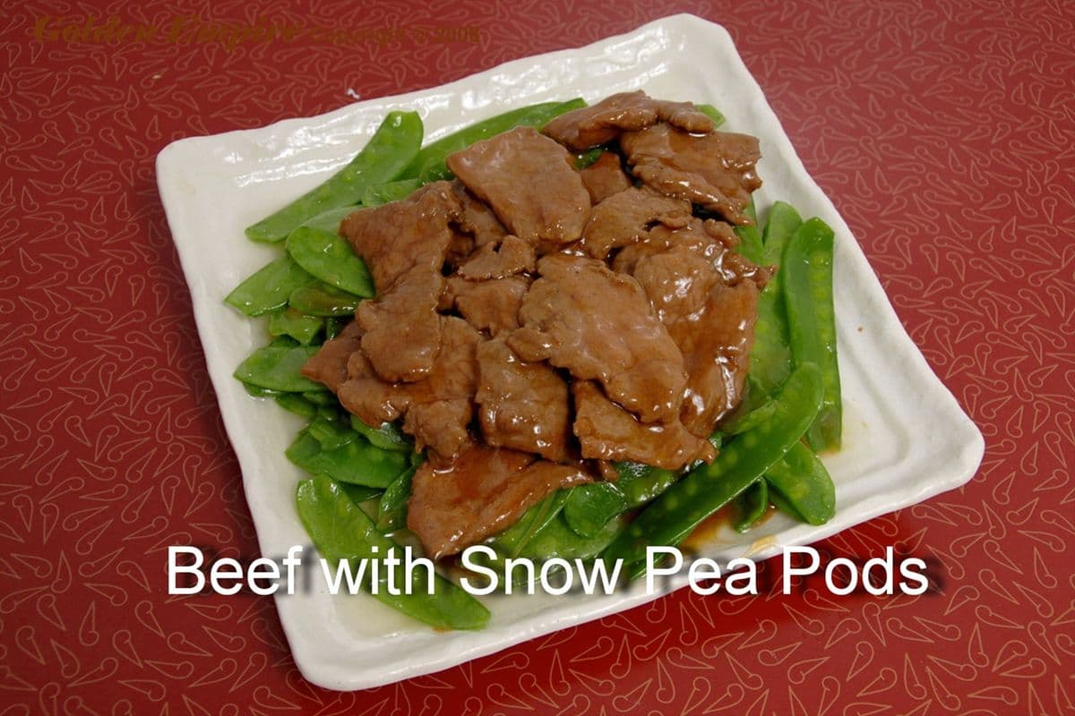 Beef with Snow Pea Pods