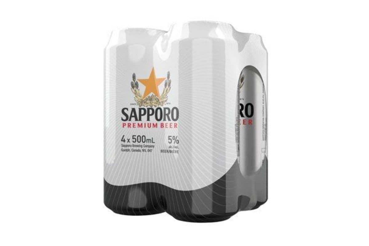 Sapporo (4 Can Pack) (4 x 500ml)