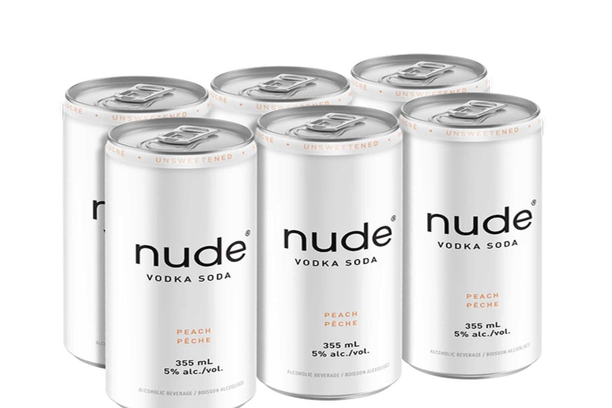NUDE VODKA SODA PEACH (6 x 355ML CANS) (6 x 6*355 ML)