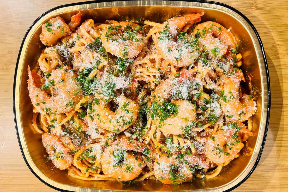 Shrimp Rose Linguine