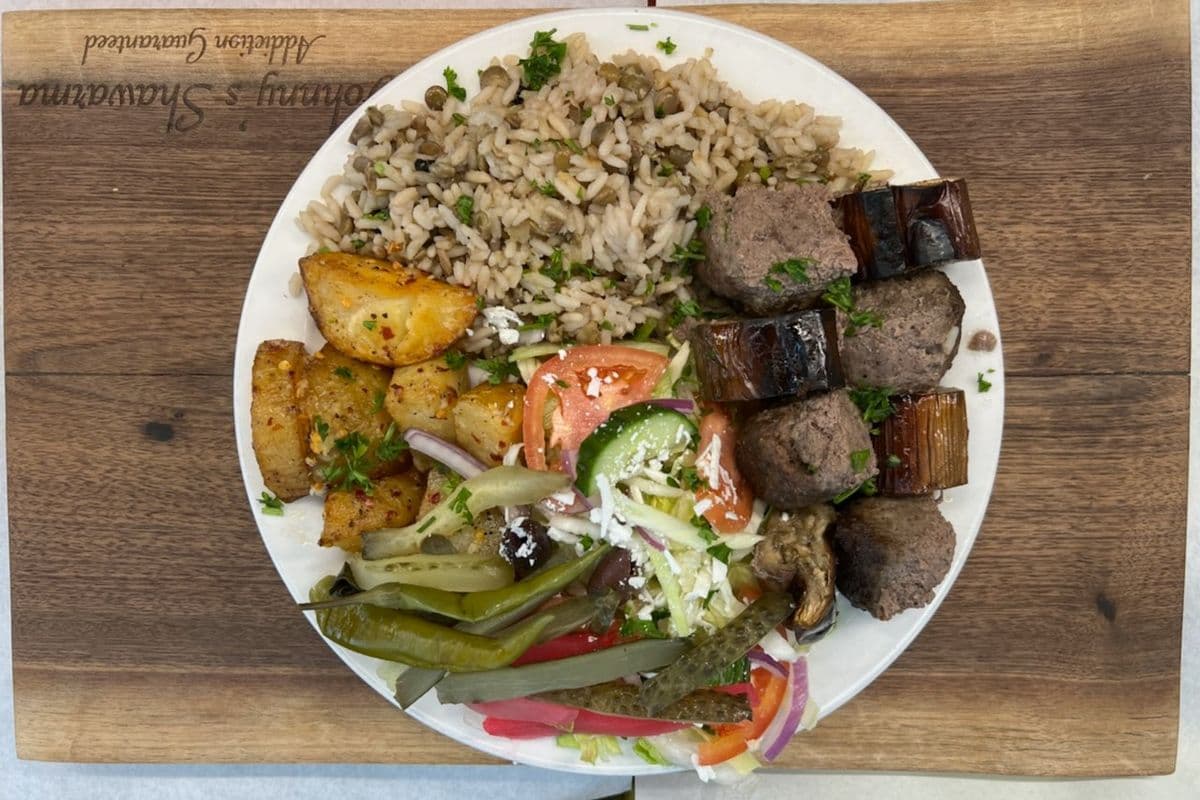 Eggplant Kebobs Dinner