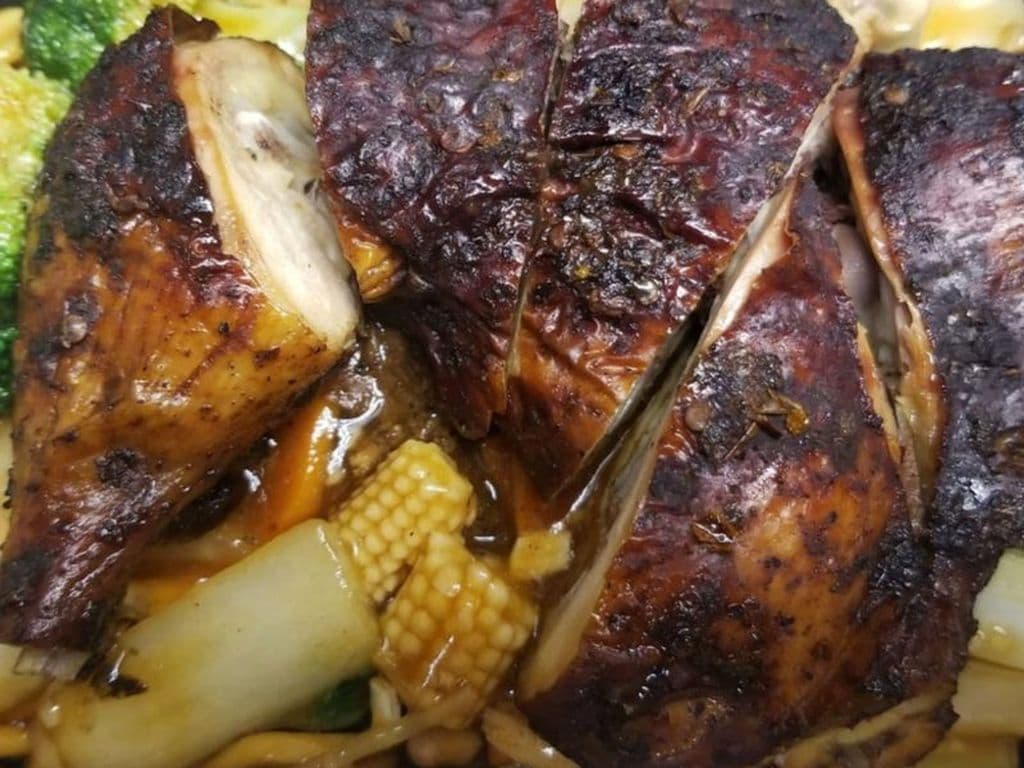 Jerk Chicken Chow Mein