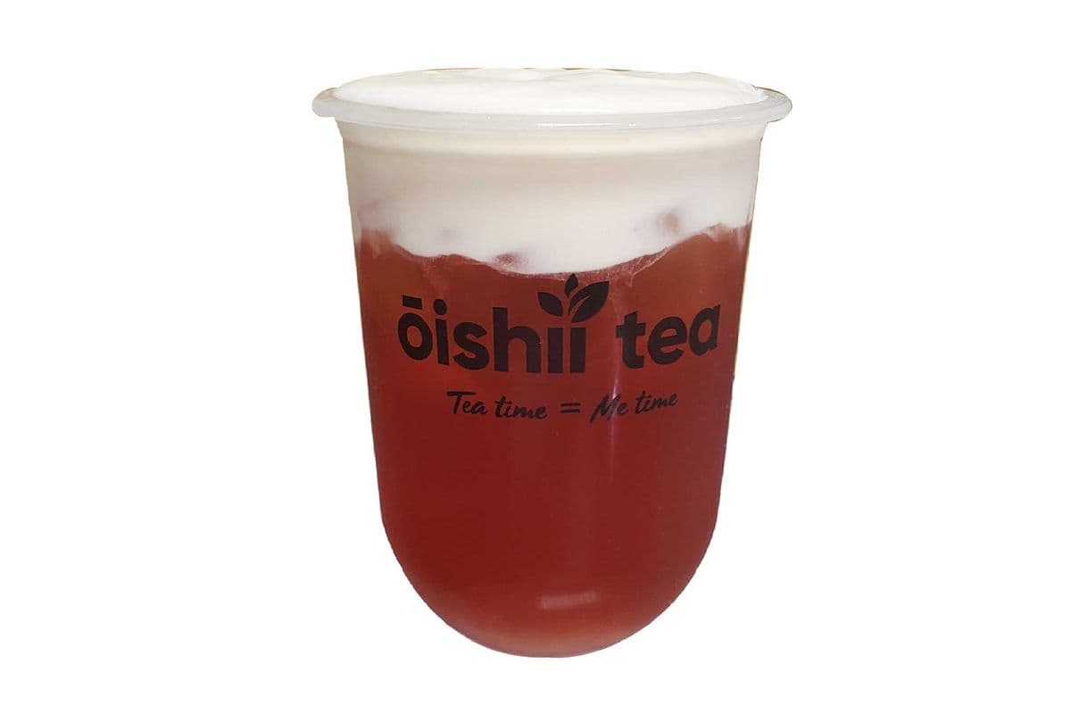 Cheese Foam Roasted Tea, Large