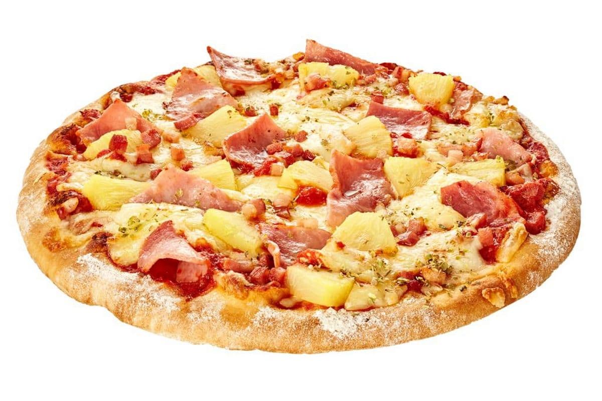 3. 14" Large Ham and Pineapple Pizza