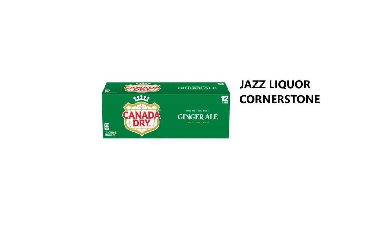 CANADA DRY GINGER ALE 12 CANS (12X355ML)