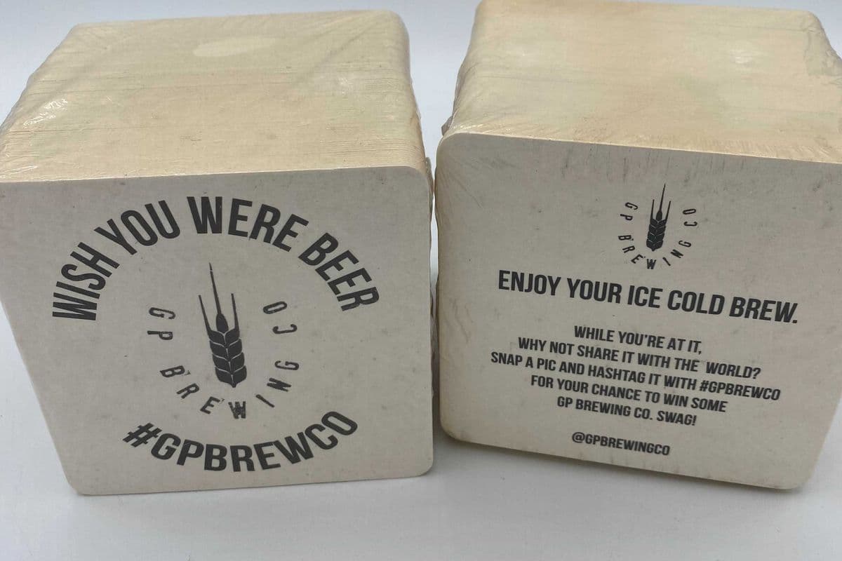 GP Brewing Co Coasters (100 Pack)