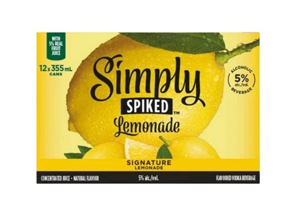SIMPLY SPIKED LEMONADE 12 CANS (1 x 355 ML)