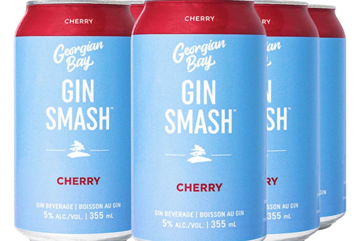 GEORGIAN BAY CHERRY GIN SMASH (6 PACK) (6 x 355ML CAN)