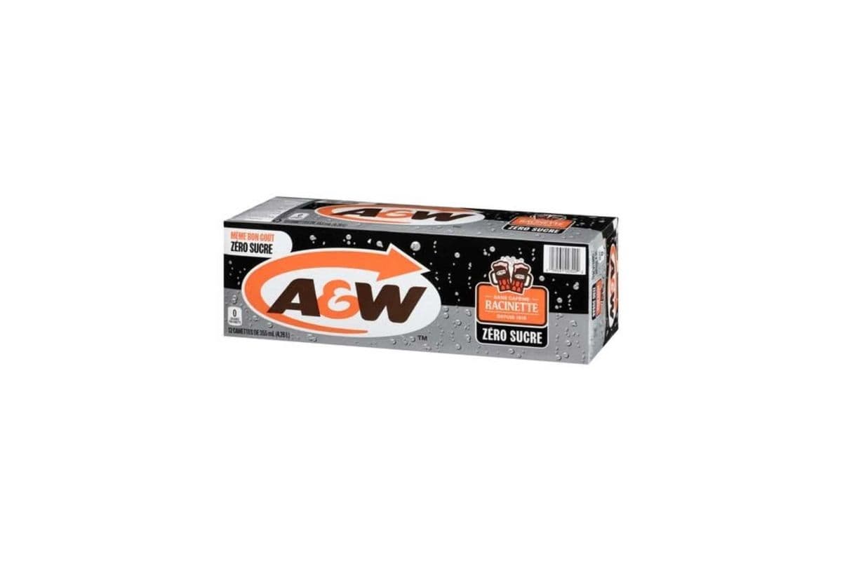 A&W Root Beer Zero 355ml (355ml)