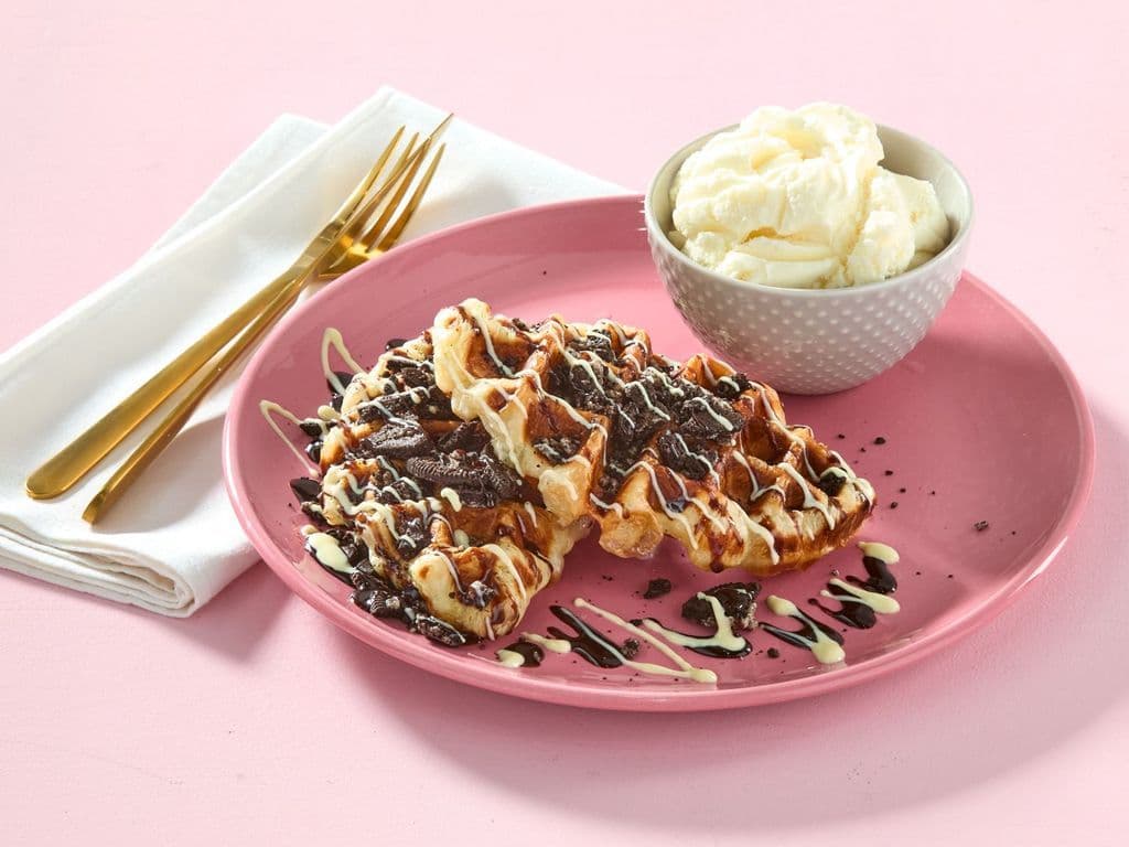 Cookies & Cream Croffle