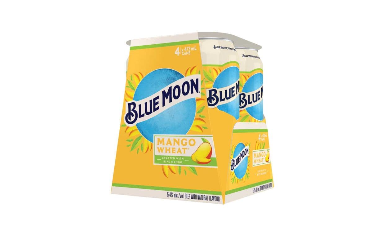 BLUE MOON MANGO WHEAT ALE 4PK (4 x 473ML)