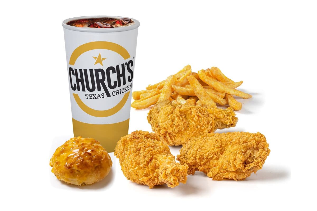 Three-Piece Chicken Wings Combo