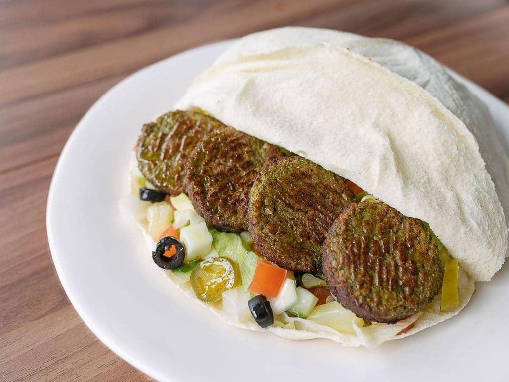Large Falafel Pita Wrap- OO
