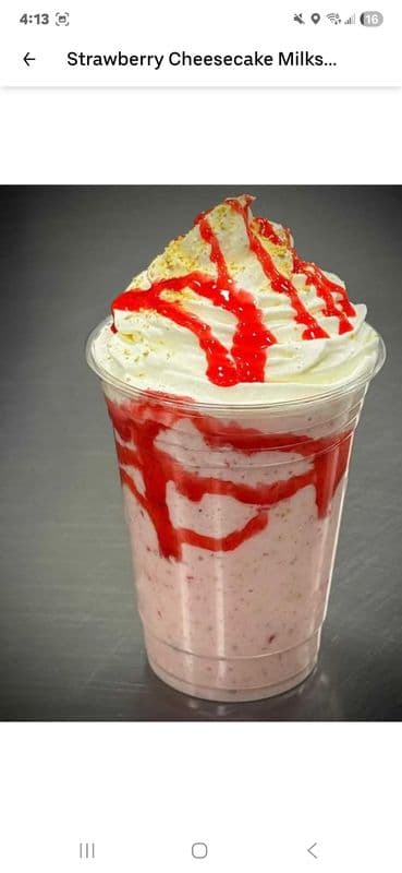 Strawberry Cheesecake Milkshake