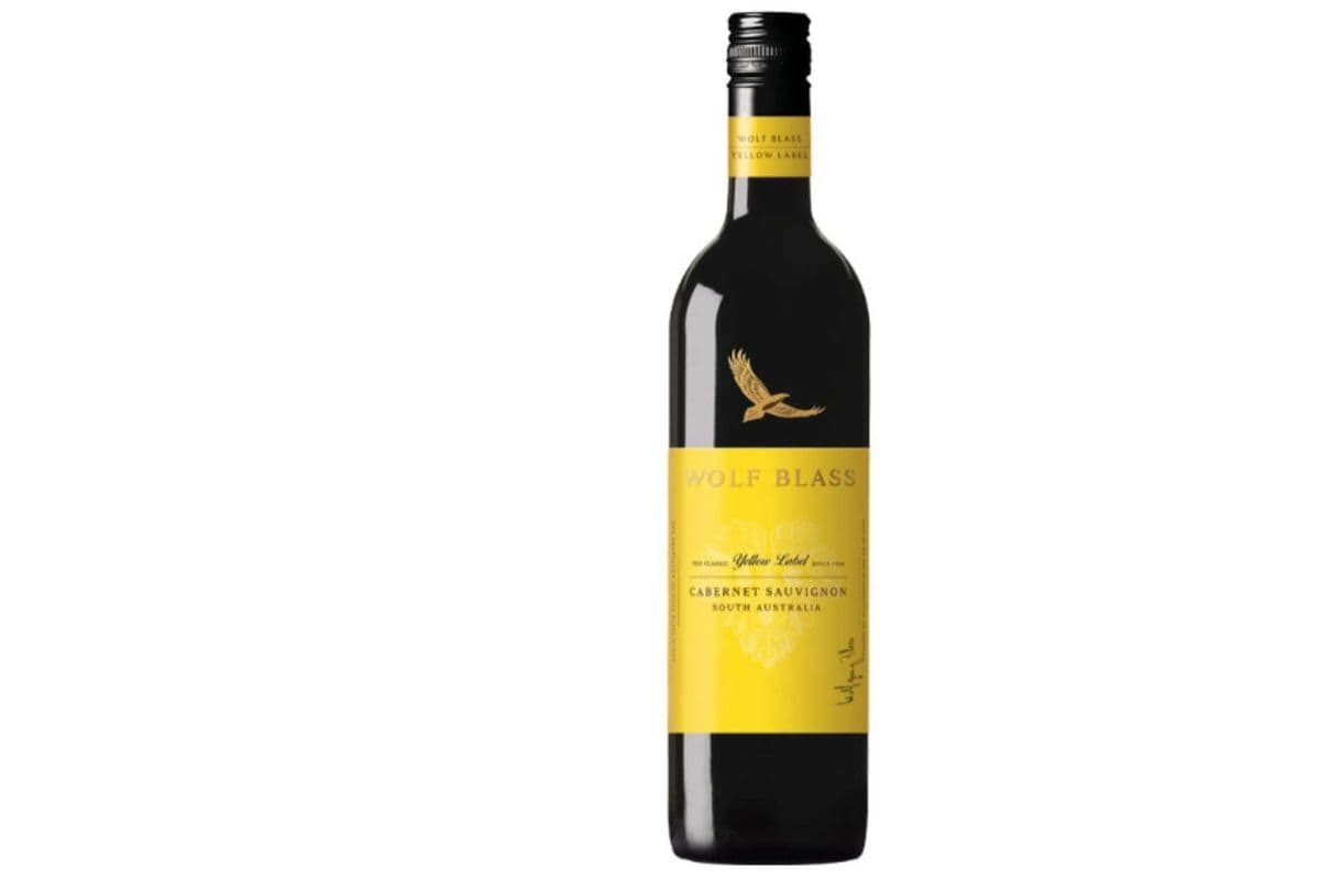WOLF BLASS YELLOW LABEL CAB SAUV 750ml (1 x 750ML)