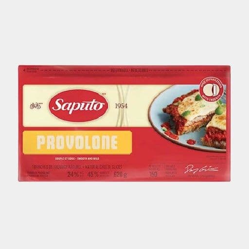 Saputo - Provolone tranches de fromage (620g) / Saputo - Provolone Cheese Slices (620g)